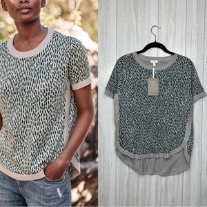 NWT Garnet Hill Haiku Linen Sweater size S Small NEW